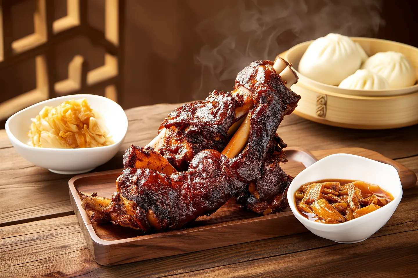 Braised Pork Shank Bones (Jiàng Dà Gǔ)