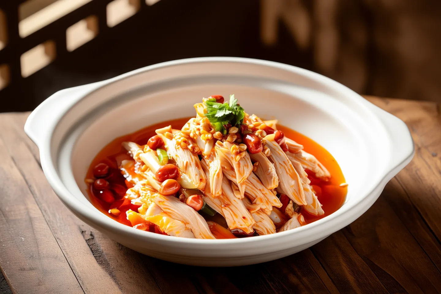Sichuan-Style Cold Shredded Chicken