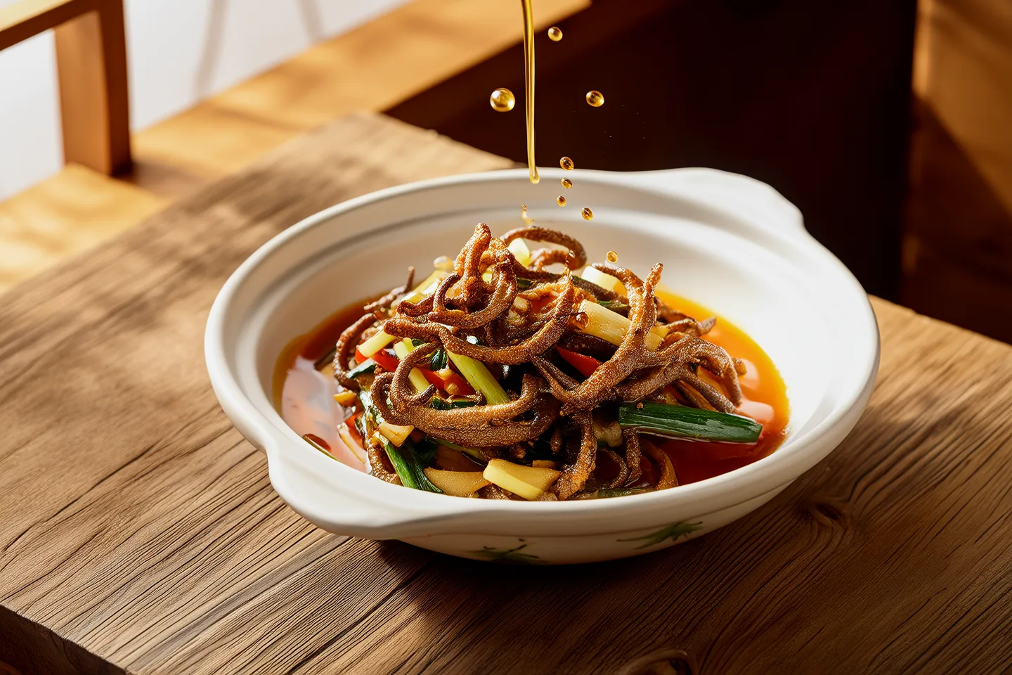 Crispy Eel with Sizzling Oil