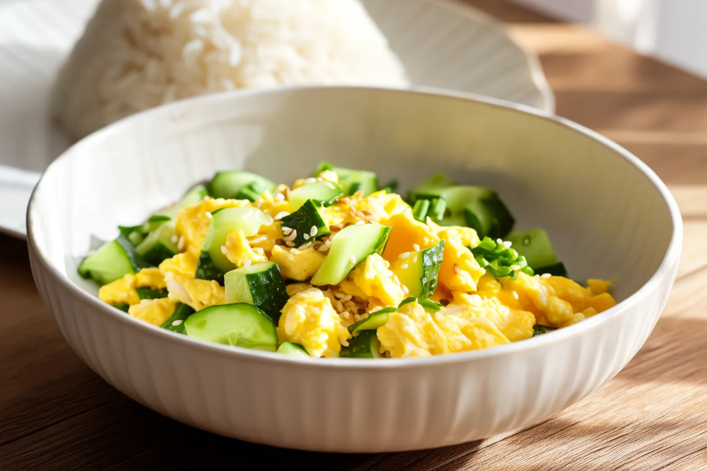 Cucumber Scrambled Eggs Recipe | Quick 15-Min Chinese Home Cooking