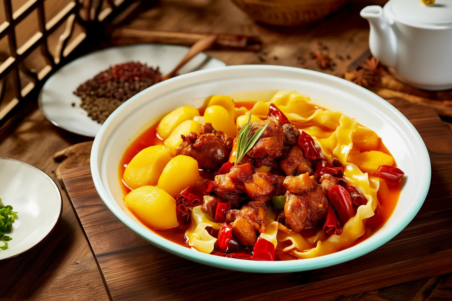Xinjiang-Style Big Plate Chicken