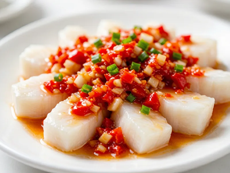 Chopped Chili Steamed Taro