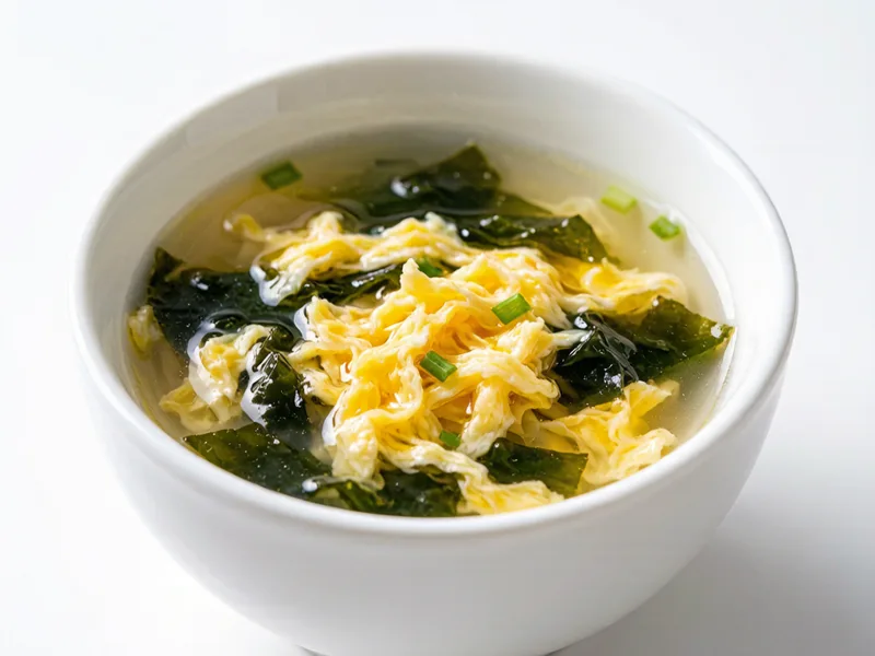 Seaweed Egg Drop Soup (紫菜蛋花汤)