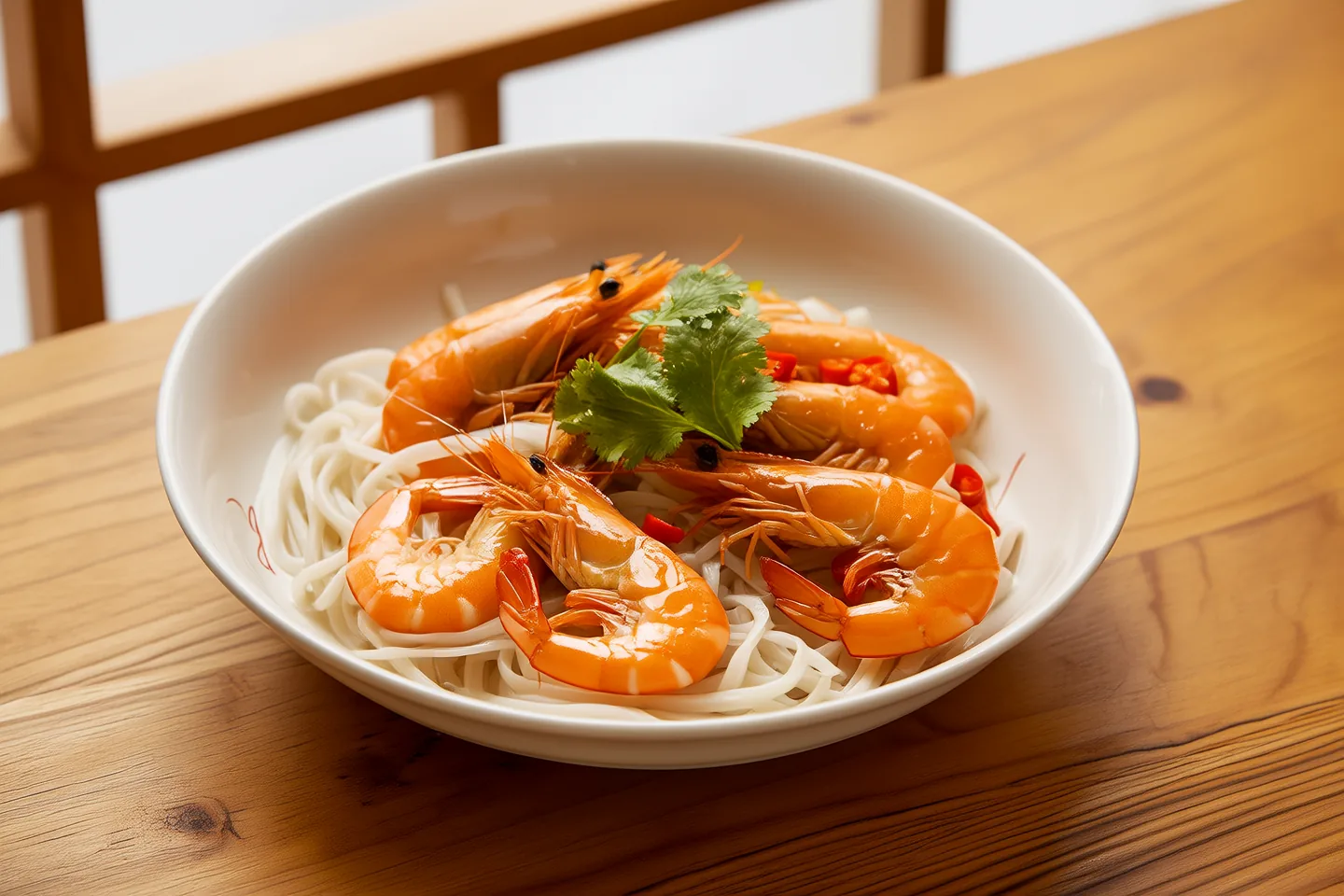 Garlic-Steamed Shrimp with Vermicelli