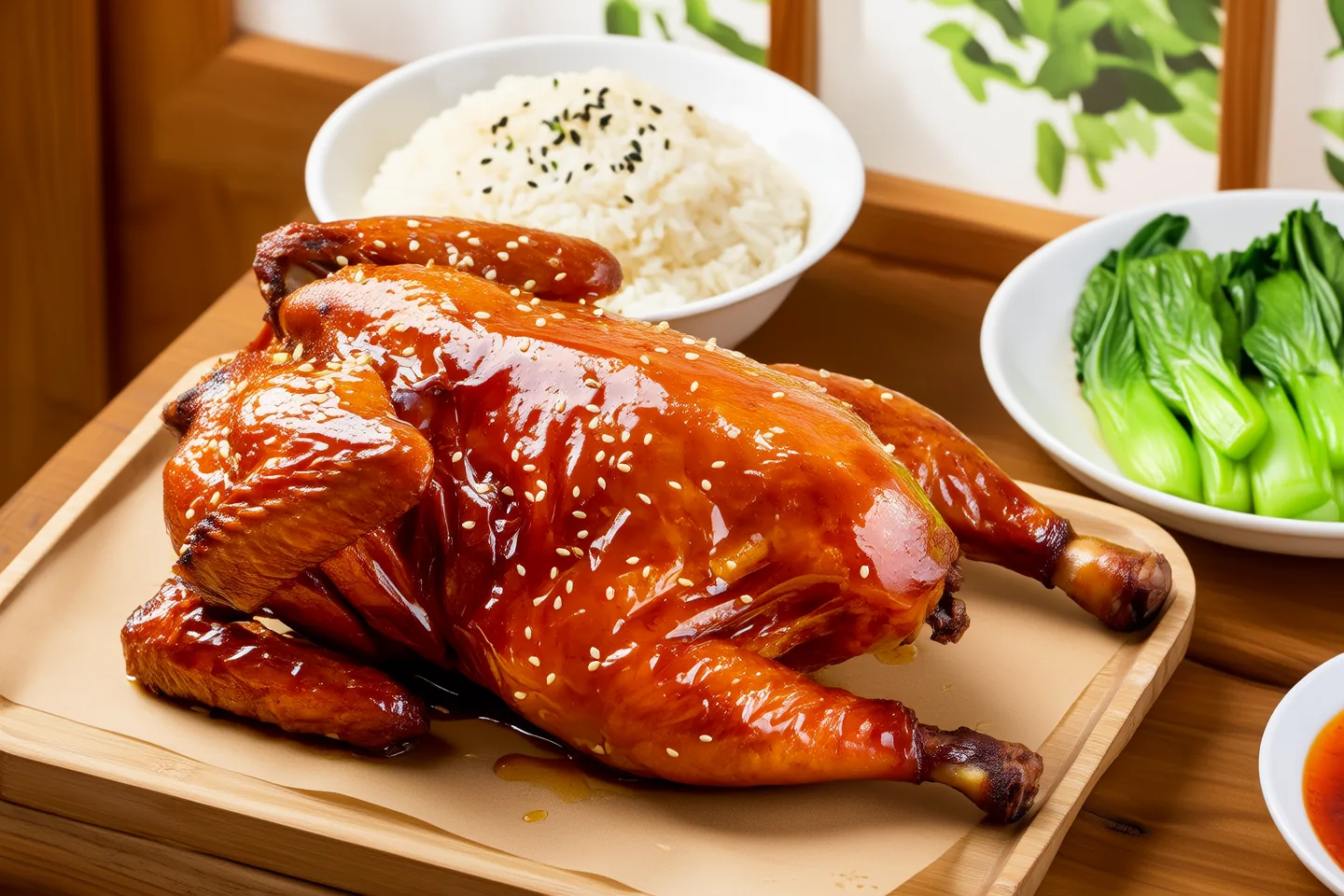 Honey-Glazed Roast Chicken