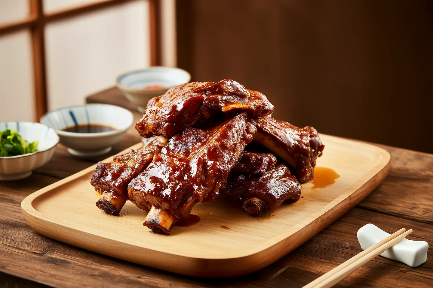 Honey-Glazed Roast Pork Ribs