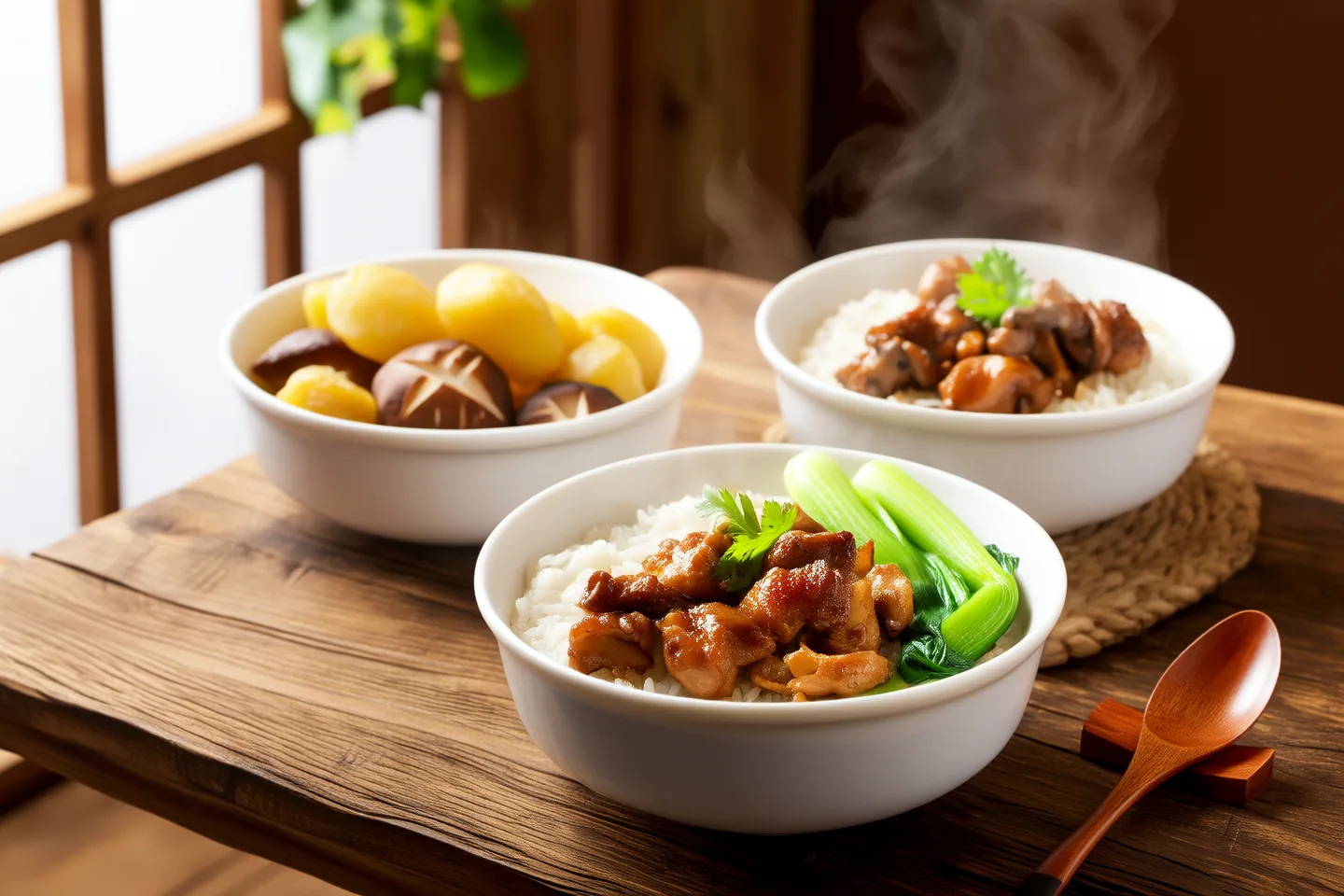 Huangmen Chicken with Rice (黄焖鸡米饭)