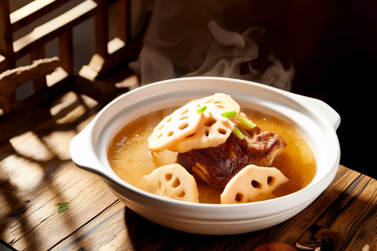 Hubei Pork Rib and Lotus Root Soup