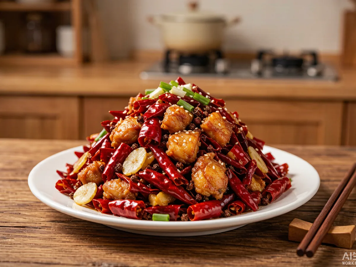 Ge Le Shan Lazi Chicken (歌乐山辣子鸡)