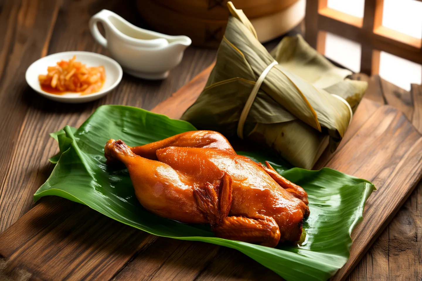 Lotus Leaf Steamed Chicken