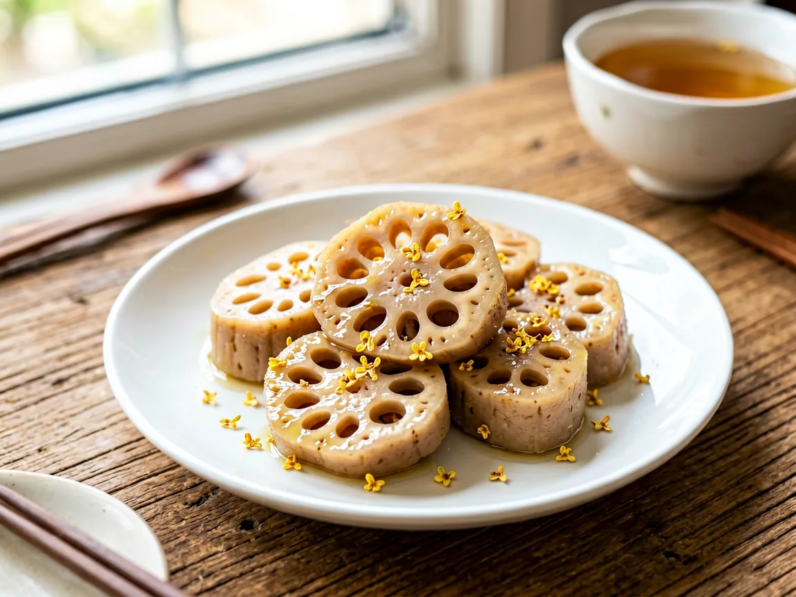 Fried Lotus Root Stuffed with Pork (炸藕盒)