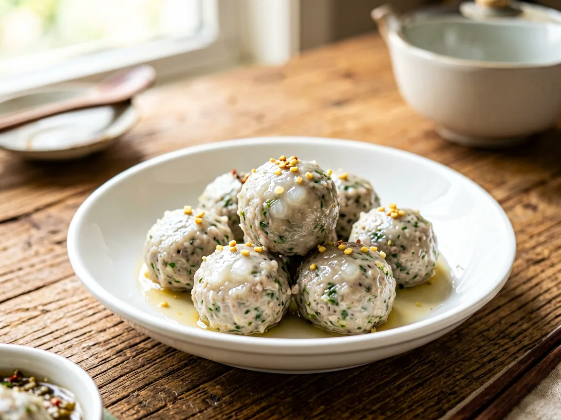 Pearl Meatballs (Zhen Zhu Wan Zi)