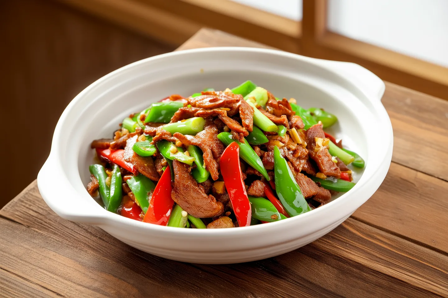Pepper Shredded Pork (青椒肉丝)
