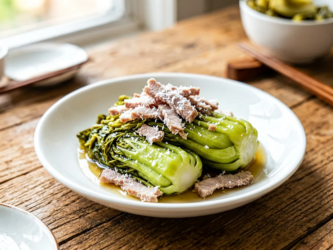 Pickled Mustard Green & Pork Shreds