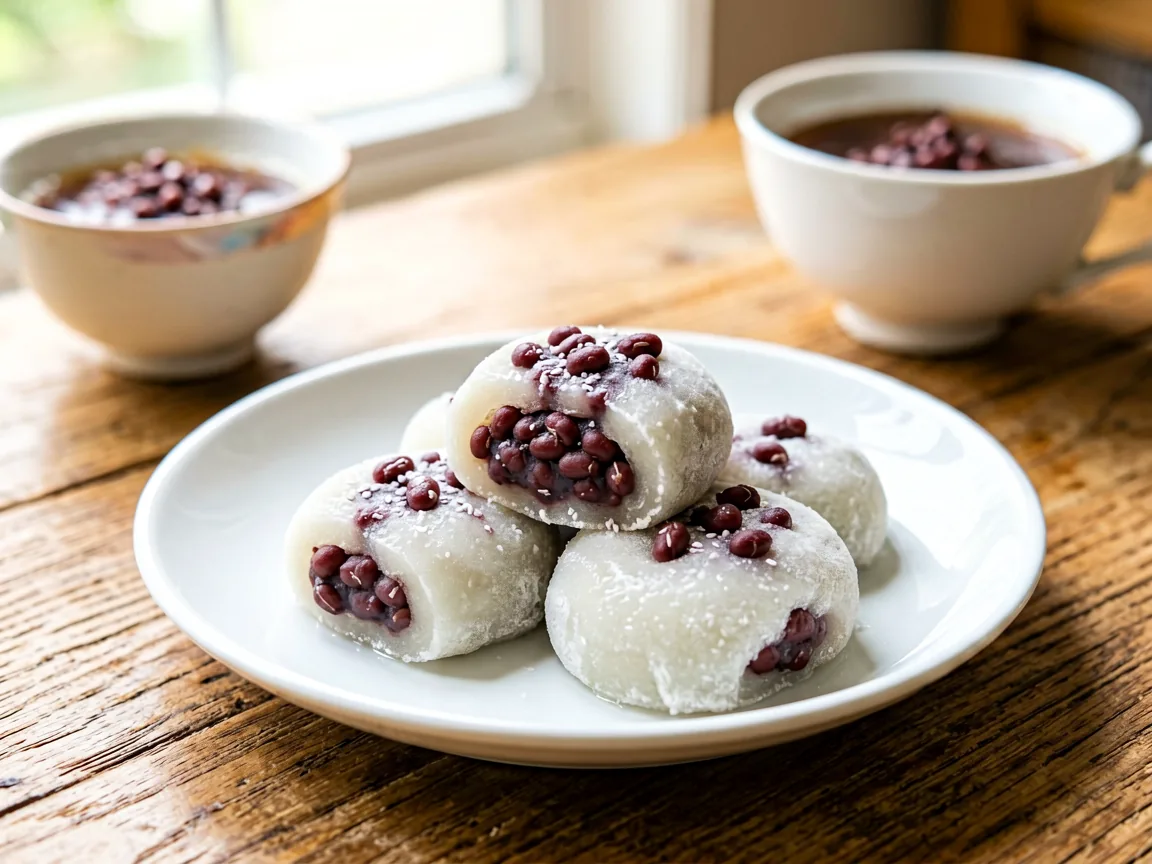 Red Bean Mochi (Sweet Azuki Dumplings)