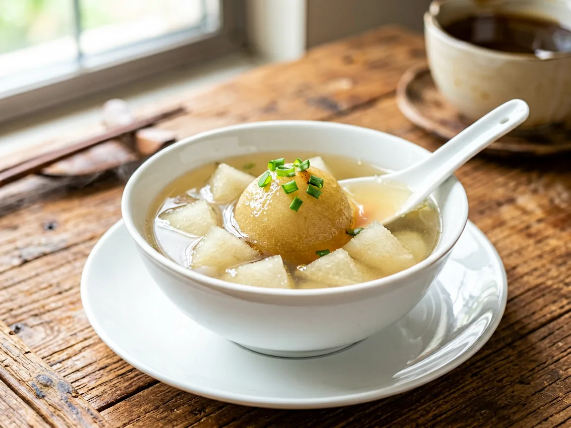 Rock Sugar Pear Soup