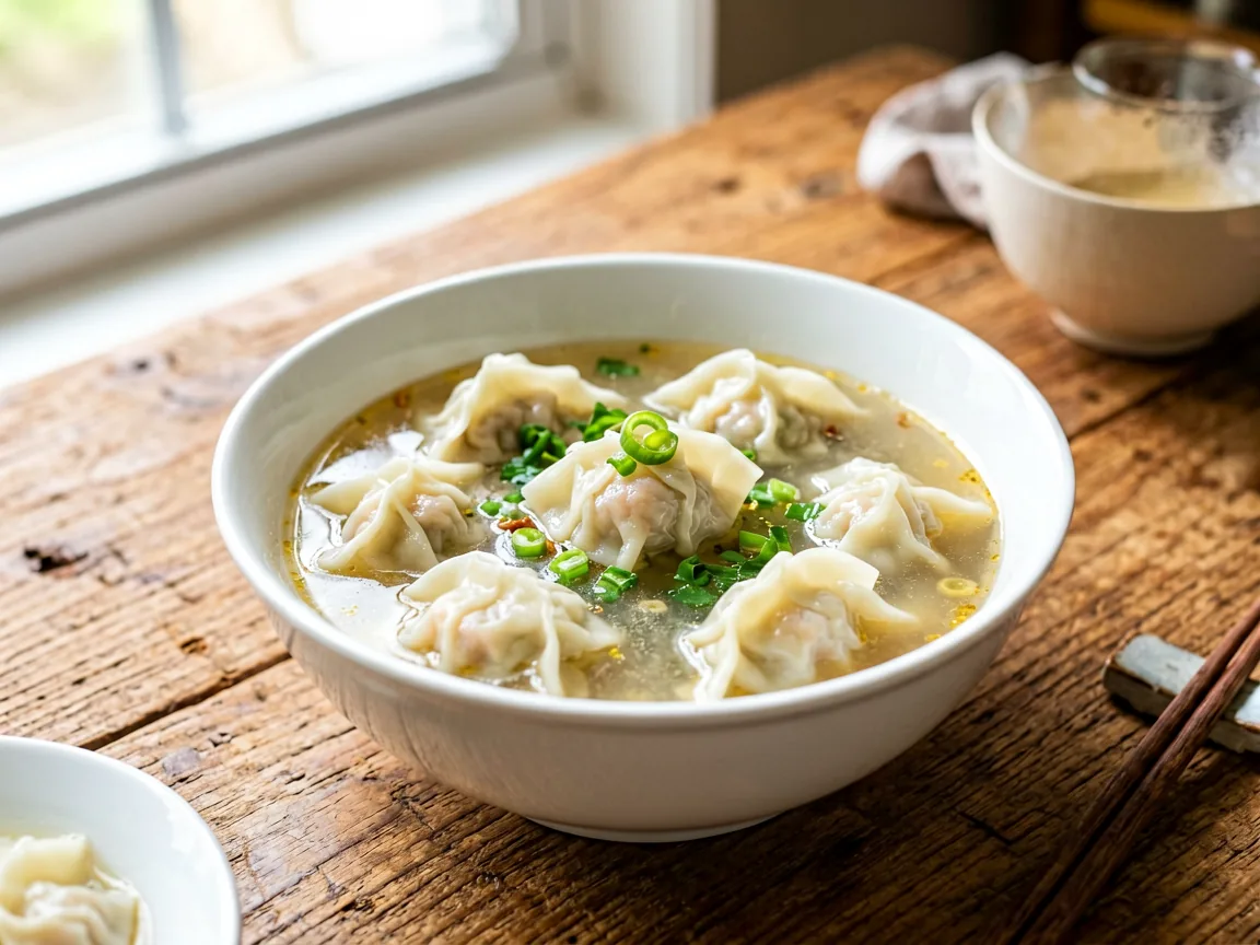 Seafood Geda Tang (Light & Briny Home-Style Dumpling Soup)