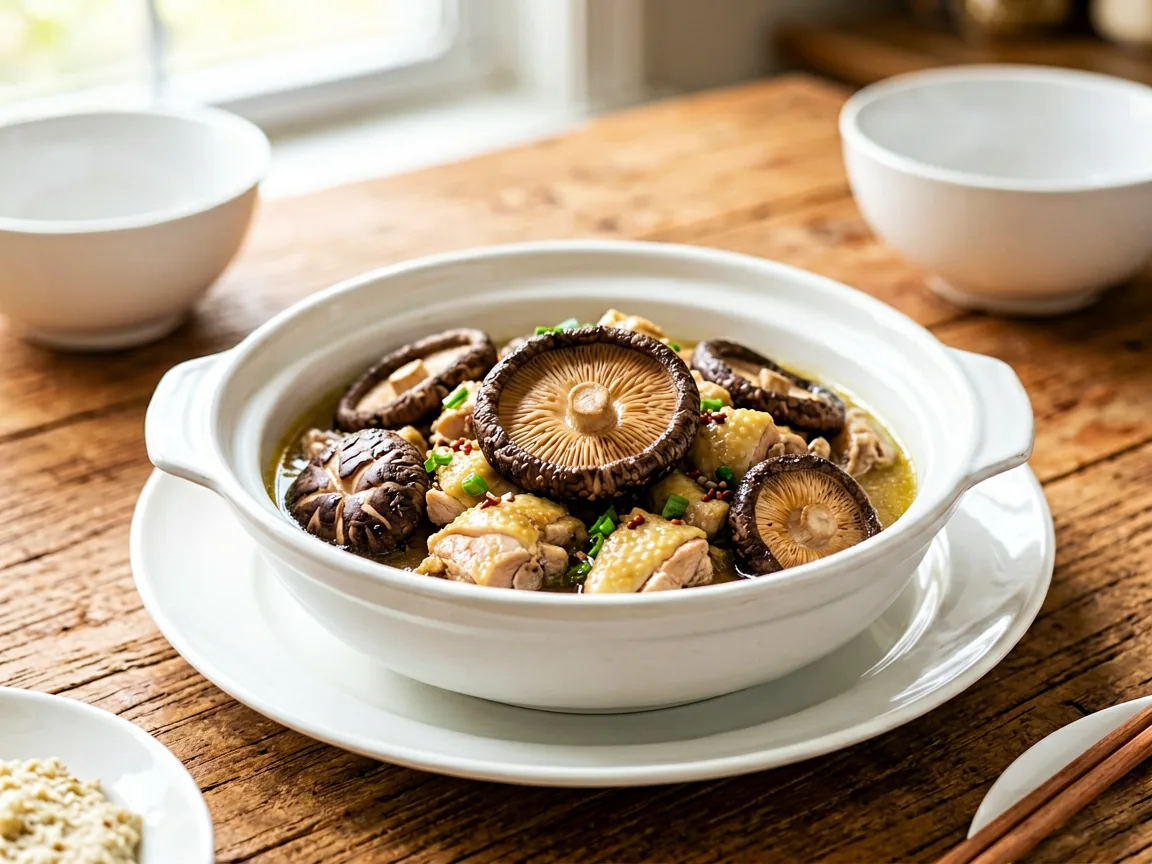 Shiitake Mushroom Chicken Stew