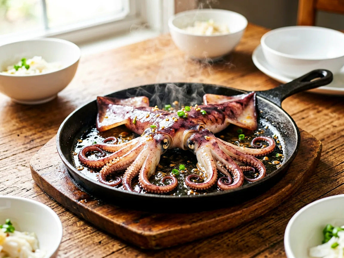 Sizzling Iron-Plate Squid