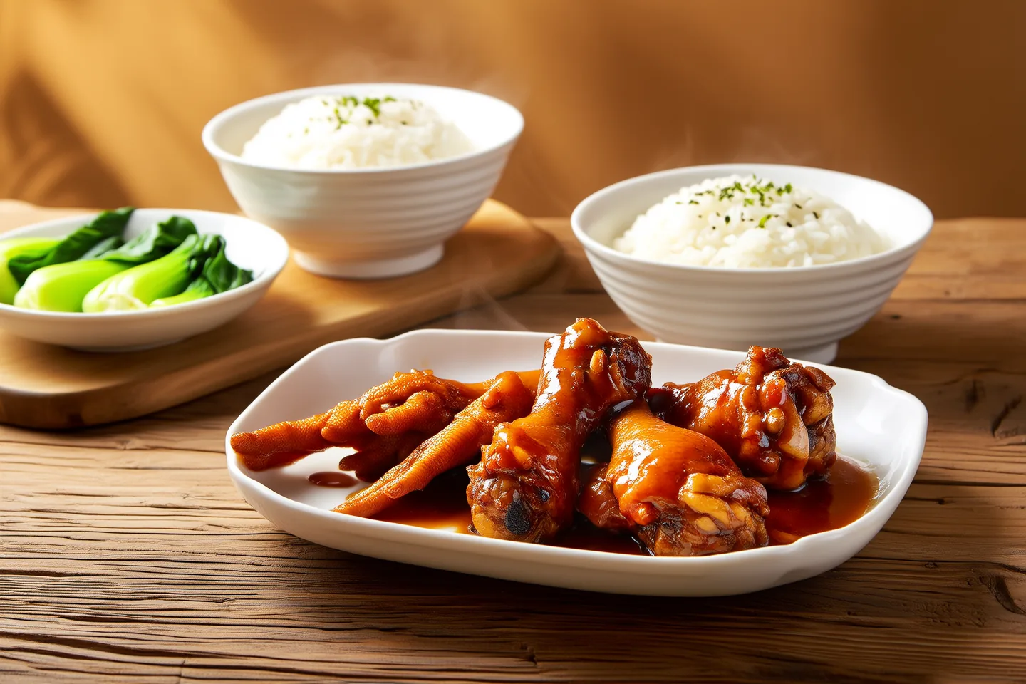 Soy-Braised Chicken Wings (酱油鸡翅)