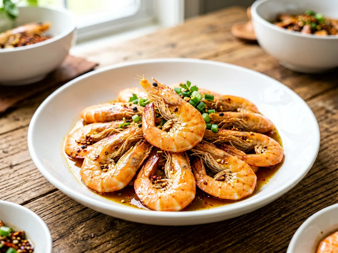 Spicy Shrimp Dry Pot