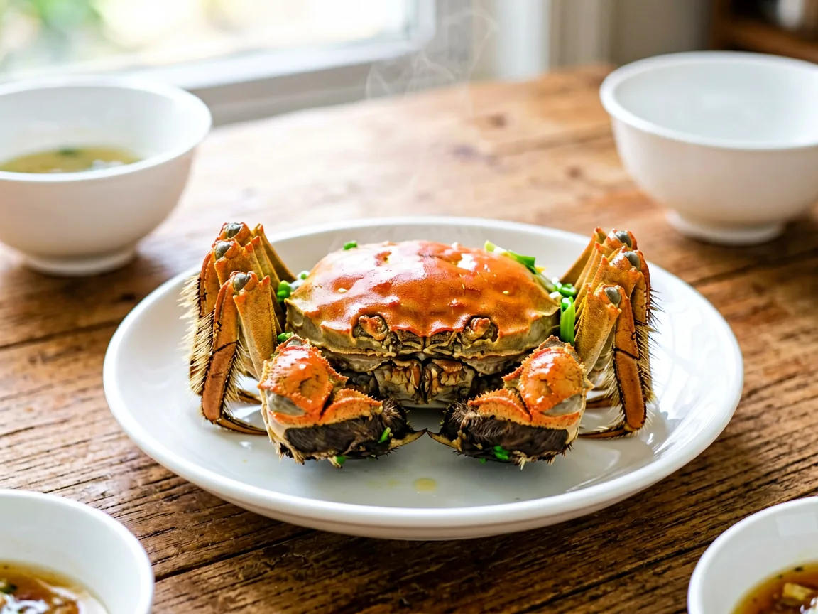 Steamed Hairy Crab