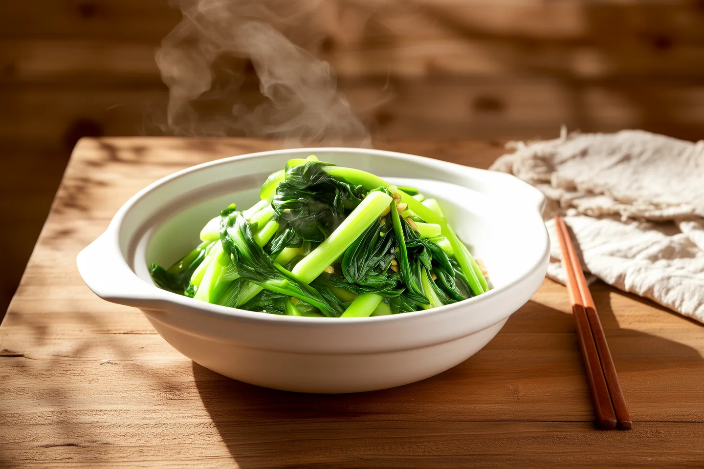 Stir-fried Bok Choy (清炒小白菜)