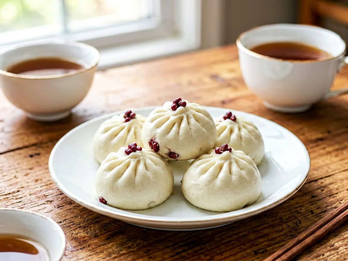 Sweet Red Bean Baozi