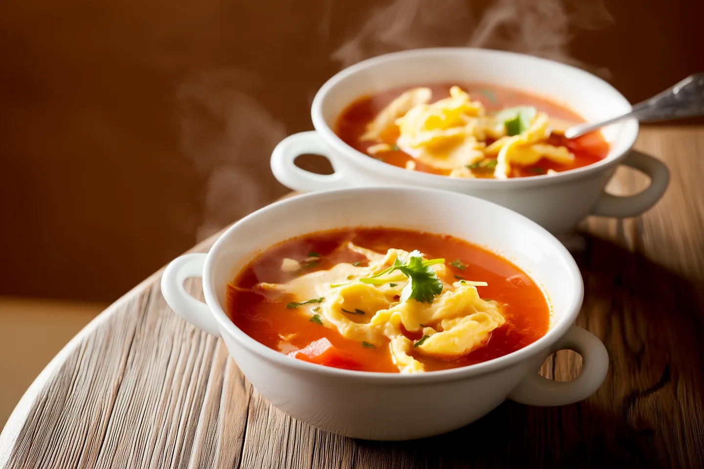Tomato Egg Drop Soup (番茄蛋花汤)